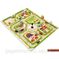 Детский ковер Трафик Зеленый (80 х 100)