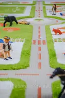 Детский ковер Трафик Зеленый (80 х 100)