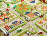 Детский ковер Трафик Зеленый (80 х 100)