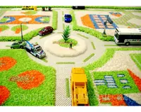 Детский ковер Трафик Зеленый (80 х 100)