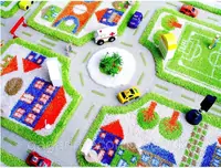 Детский ковер Трафик Зеленый (80 х 100)