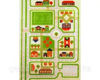 Детский ковер Трафик Зеленый (80 х 100)