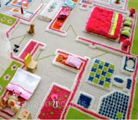 Детский ковер Домик Розовый (80 х 150)