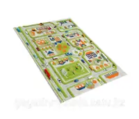 Детский ковер Трафик Зеленый (134 х 180)