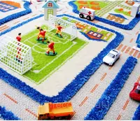 Детский ковер Трафик Синий (80 х 150)