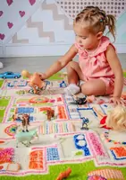 Детский ковер Домик для двоих M (100х150 см)