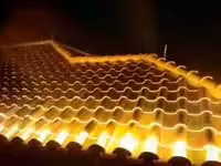 Светодиодный светильник для черепицы - Желтый - 6Вт - DC24V