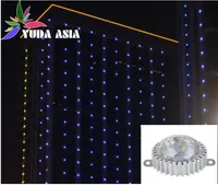 Пиксельный светильник с прозрачными вафельными шариками 12Вт Теплый белый