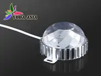 Пиксельный светильник с прозрачными вафельным шариком 12Вт - RGB