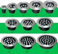 Грунтовый светодиодный светильник 12Вт - Теплый белый