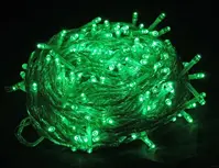Гирлянды новогодние уличные 10м Зеленый