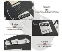 Электрогитара Aiersi Telecaster TL-10 SB