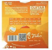 Струны для акустической гитары Ziko DP - 010
