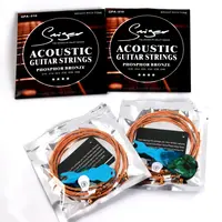 Струны для акустической гитары с тремя медиаторами Smiger GPA-010