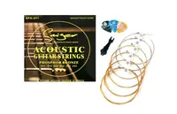 Струны для акустической гитары с тремя медиаторами Smiger GPA-011