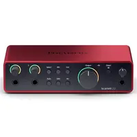 Внешняя студийная звуковая карта Focusrite Scarlett 2i2 4th Gen