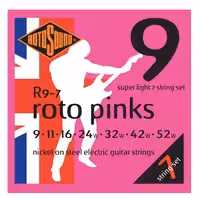 Струны для электрогитары Rotosound Roto Pinks R9