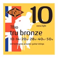 Струны для акустической гитары Rotosound Tru Bronze TB10 80/20