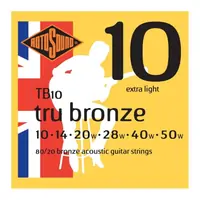 Струны для акустической гитары Rotosound Tru Bronze TB10 80/20