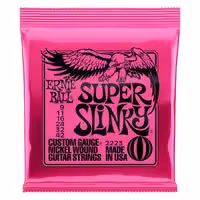 Струны для электрогитары Ernie Ball Super Slinky P02223