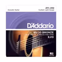 Струны для акустических гитар D'addario EJ13