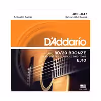 Струны для акустических гитар D'addario EJ10