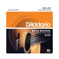 Струны для акустических гитар D'addario EJ10