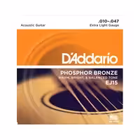 Струны для акустических гитар D'addario EJ15