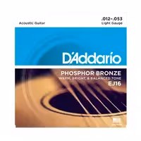 Струны для акустических гитар D'addario EJ16