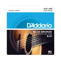Струны для акустических гитар D'addario EJ11