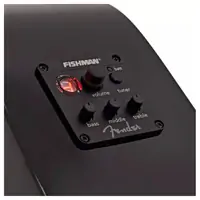 Электро-акустическая гитара Fender Squier SA-105CE Dreadnout Black