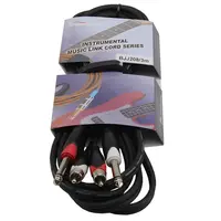 Сигнальный аудио кабель Jack-RCA 3 м SoundKing BJJ208