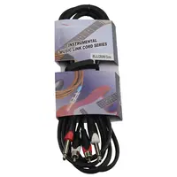 Сигнальный аудио кабель Jack-RCA 3 м SoundKing BJJ208