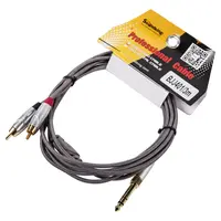 Сигнальный аудио кабель Jack-RCA 3 м SoundKing BJJ401-3M