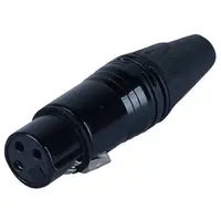 Кабельный разъем XLR RockStel PX-001 BK