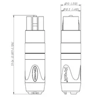 Кабельный разъем RCA Neutrik NF2C-B/2