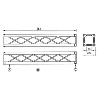 Ферма 4-х пунктовая 2,0 м SoundKing DKB2204-200