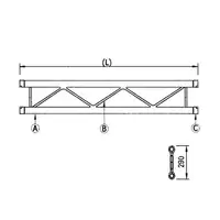 Ферма 2-х пунктовая 0,5 м SoundKing DKB2902B-50
