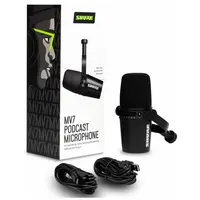Студийный динамический микрофон Shure MV7 Black
