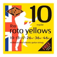 Струны для электрогитары Rotosound Roto Yellows R10