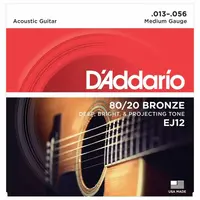 Струны для акустических гитар D'addario EJ12