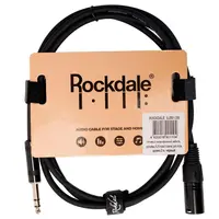 Микрофонный кабель Jack-XLR 2 м Rockdale XJ001-2M