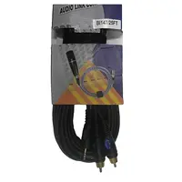 Сигнальный аудио кабель miniJack-RCA 7,5 м SoundKing BI147-25FT