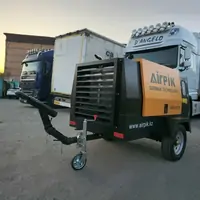 Компрессор дизельный на шасси