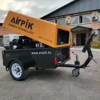 Дизельный компрессор на колесах