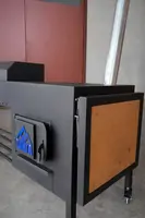 Мангал с очагом под казан 22л.