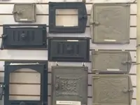 Печное литьё: плиты чугунные, дверки, колосники, задвижки.