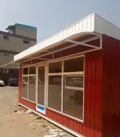 Киоск для овощей с козырьком