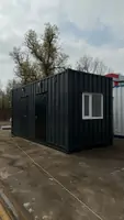 Бытовка с 2 комнатами, антрацит, на базе 20-футового контейнера