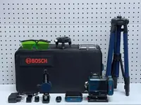 Лазерный уровень Бош 16 лучей с большой батарейкой